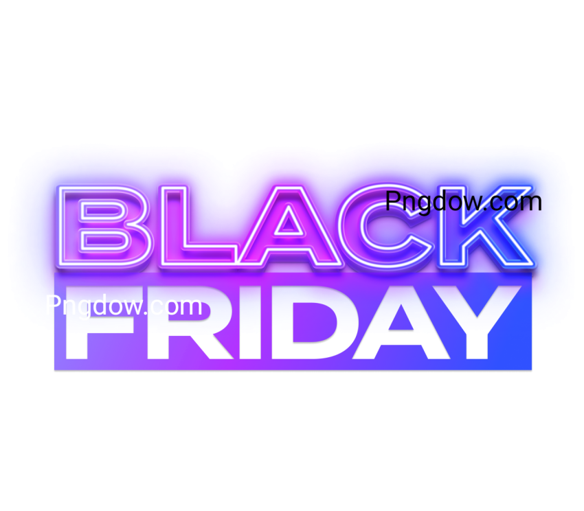 Lettering Black Friday Neon, free