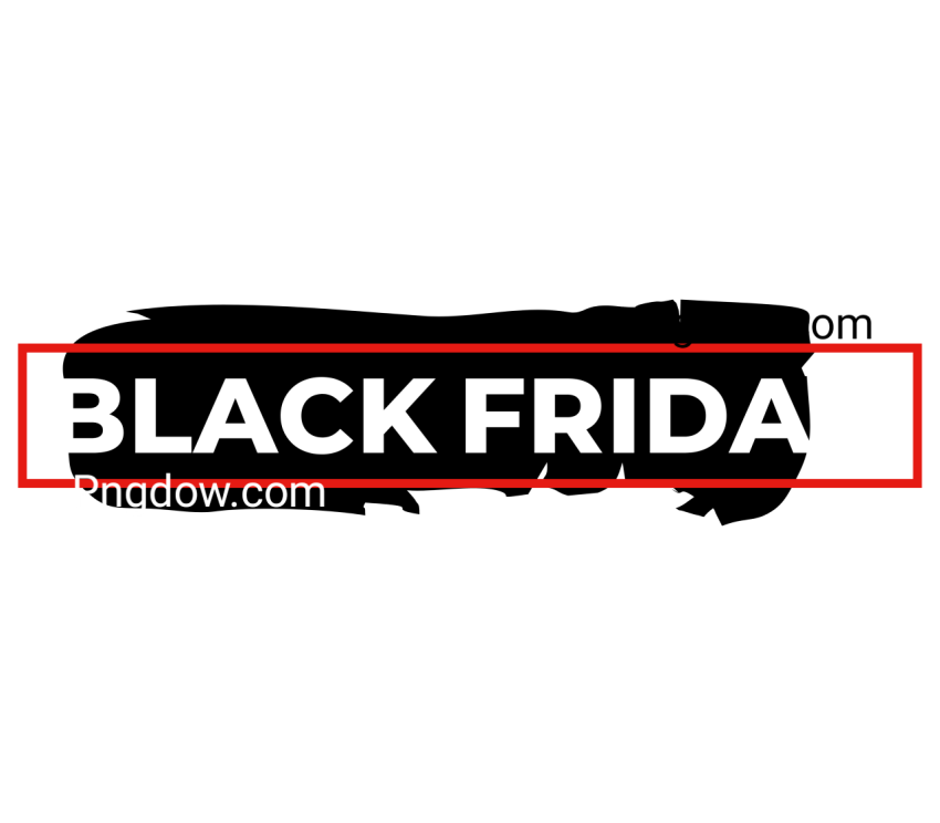 Black Friday Sale Banner free PNG
