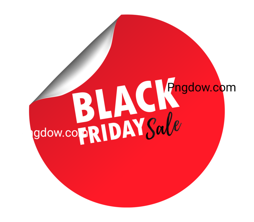 Black Friday Sale Label Sticker