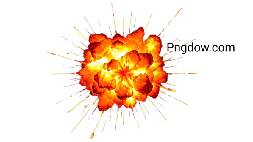 vibrant explosion depicted on a transparent background, showcasing dynamic colors and energy in a PNG format