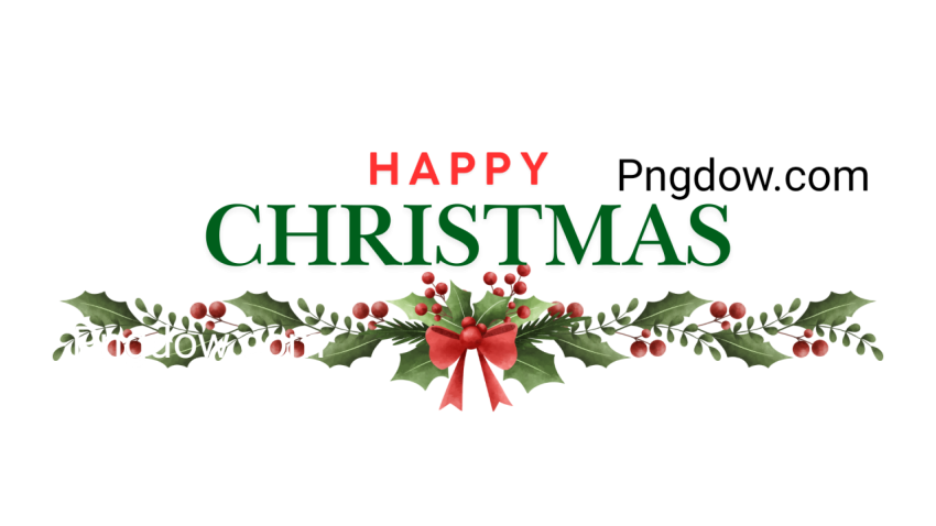 Merry Christmas text png  Svg