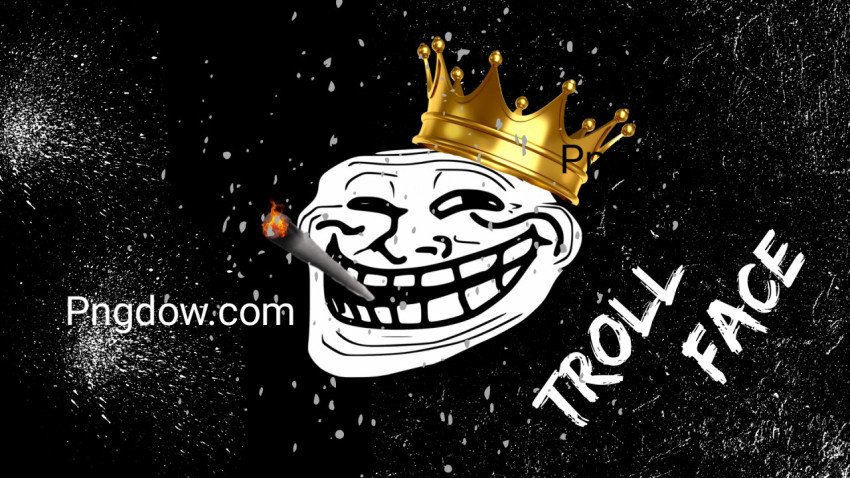 troll face clear background, wallpaper