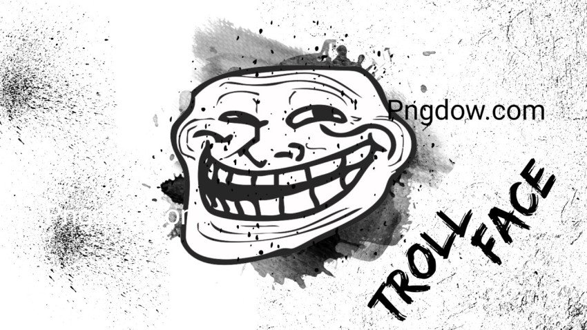 troll face clear background