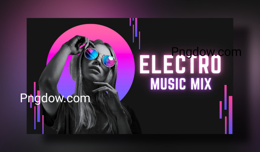 Futuristic Electro Music Channel Thumbnail for Free