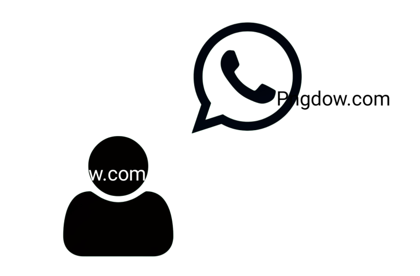 A WhatsApp chat interface displaying a conversation with a contact, featuring the recognizable WhatsApp logo