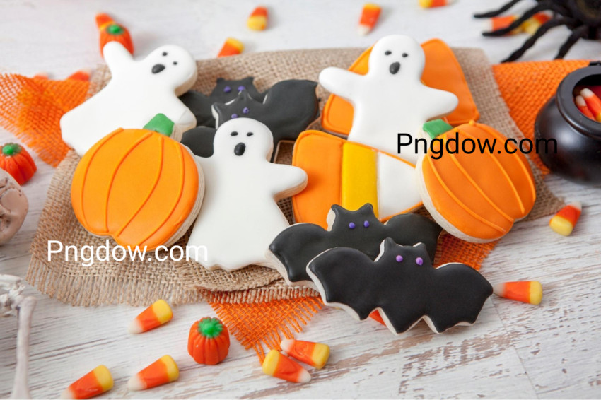 Halloween cookies Background free