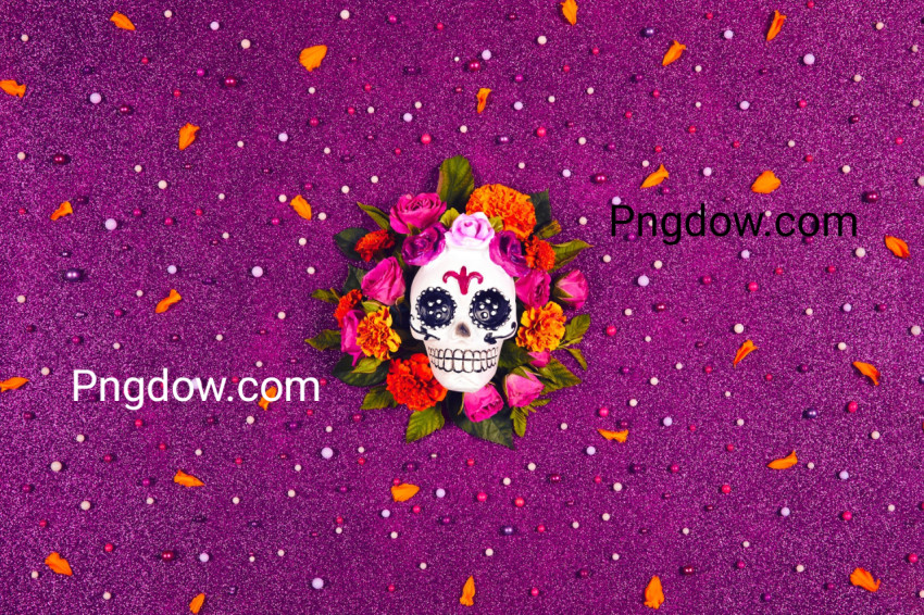 Day of the Dead, Dia De Los Muertos Celebration Background image For free