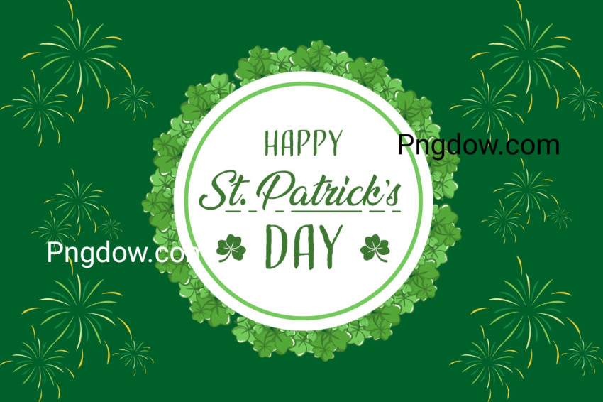 Celebrate St  Patrick's Day with Vibrant Background Stock Photos
