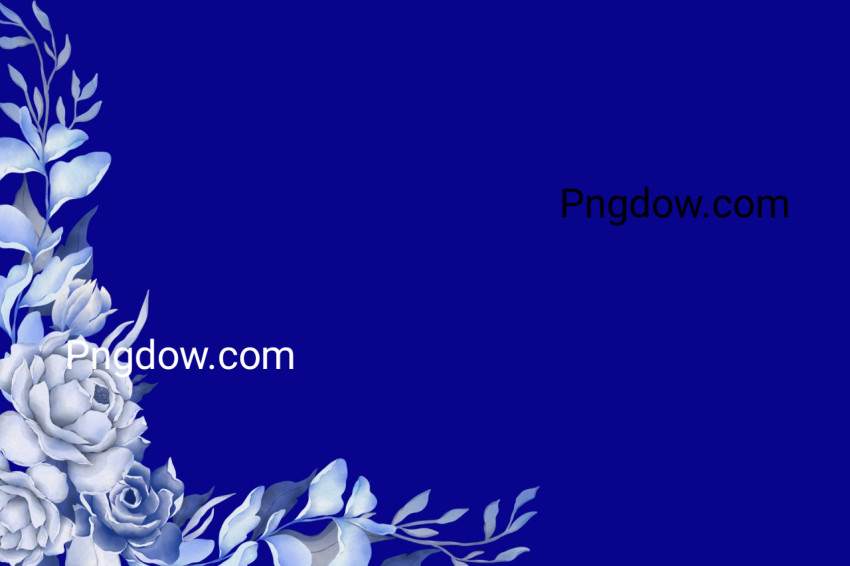 flower blue background