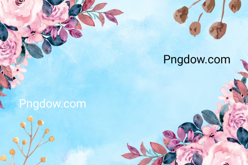 blue background flower free download