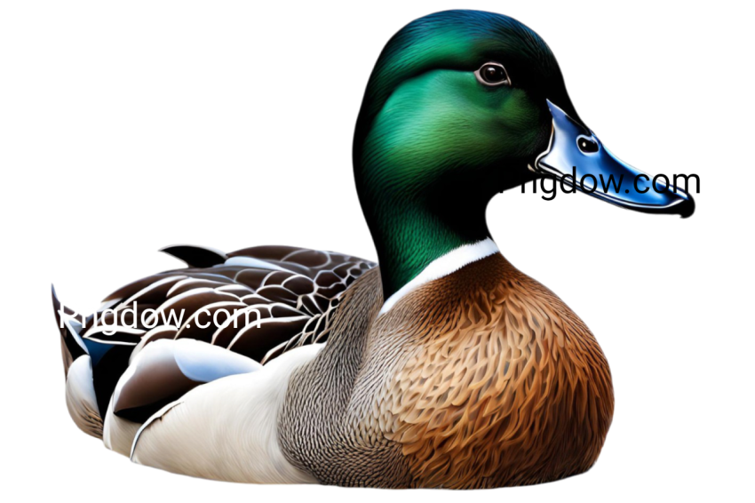 A duck standing in front of a black background, Duck PNG