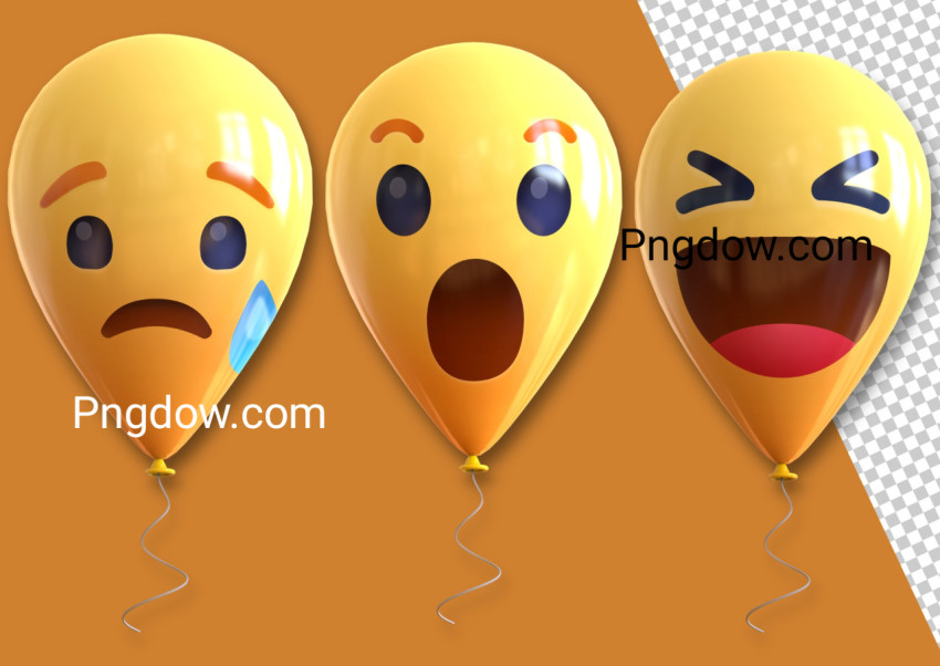 Premium PSD Vector | emoji balloon 3d Illustration project