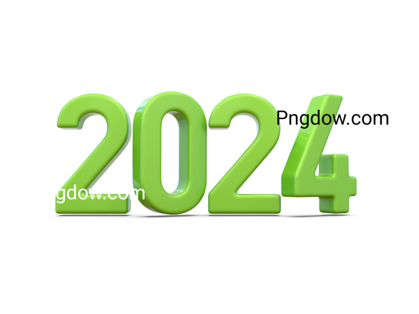 Download Free 2024 Happy New Year PNG Images for Festive Celebrations