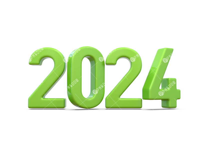 Download Free 2024 Happy New Year PNG Images for Festive Celebrations