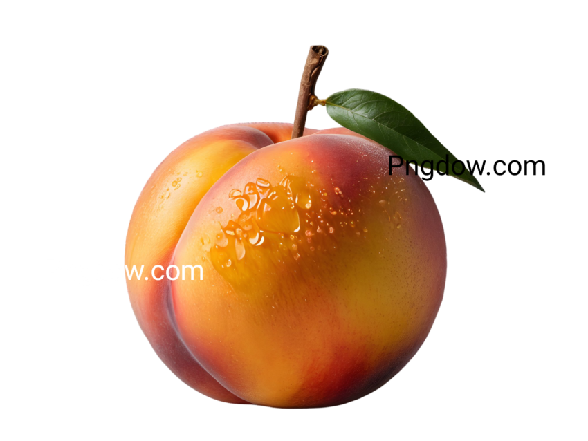 Download Stunning Peach PNG Image with Transparent Background