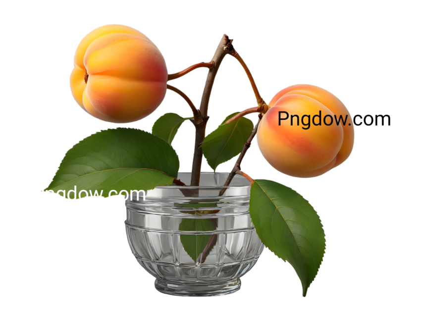 High Quality Apricots PNG Image with Transparent Background