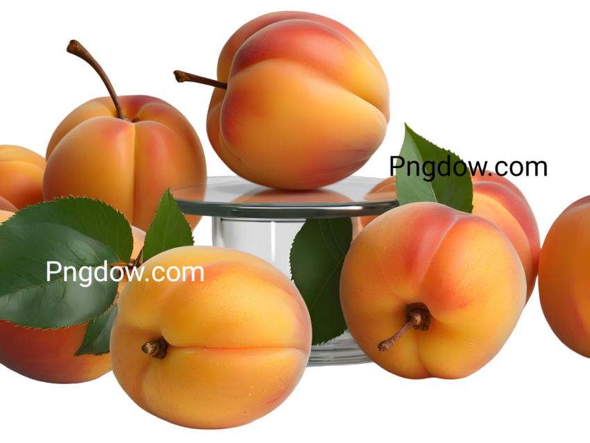 Apricots vector PNG
