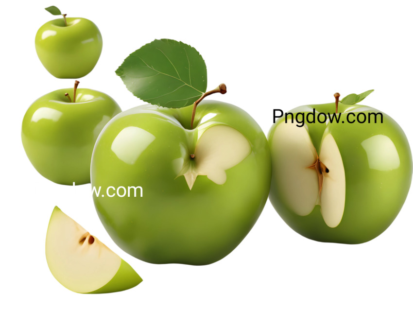 Green apple png free download