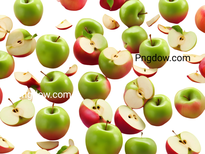 Green apple png background