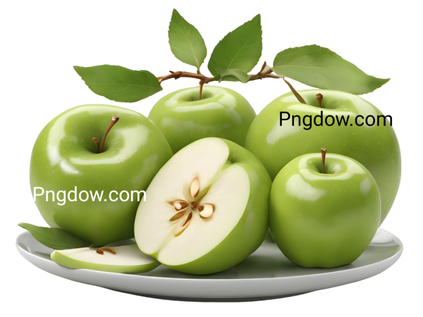 Green apple png clipart free