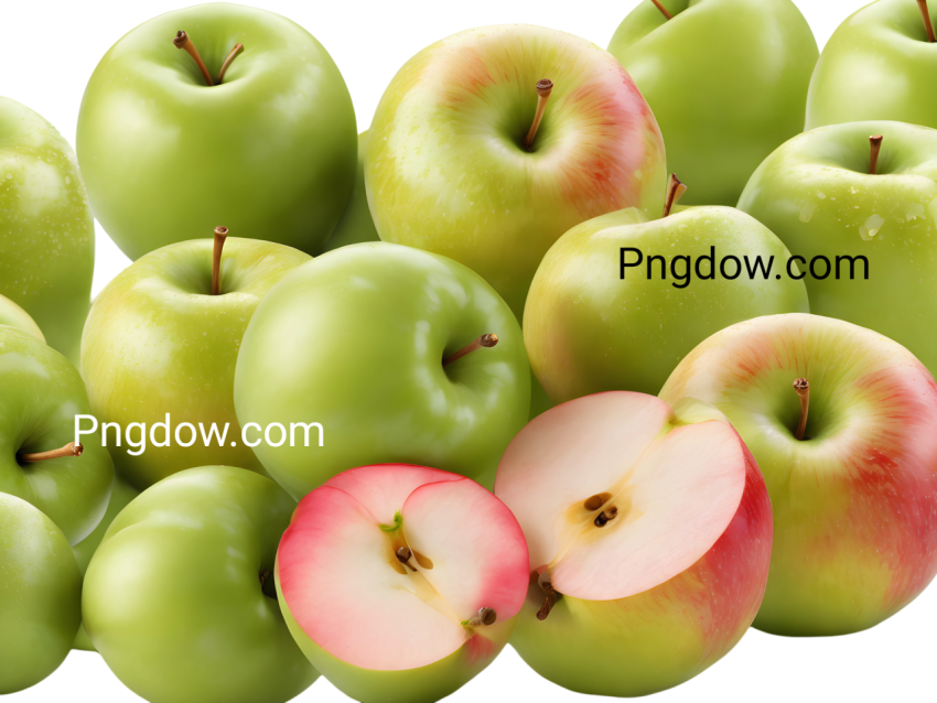 Green apple png clipart download