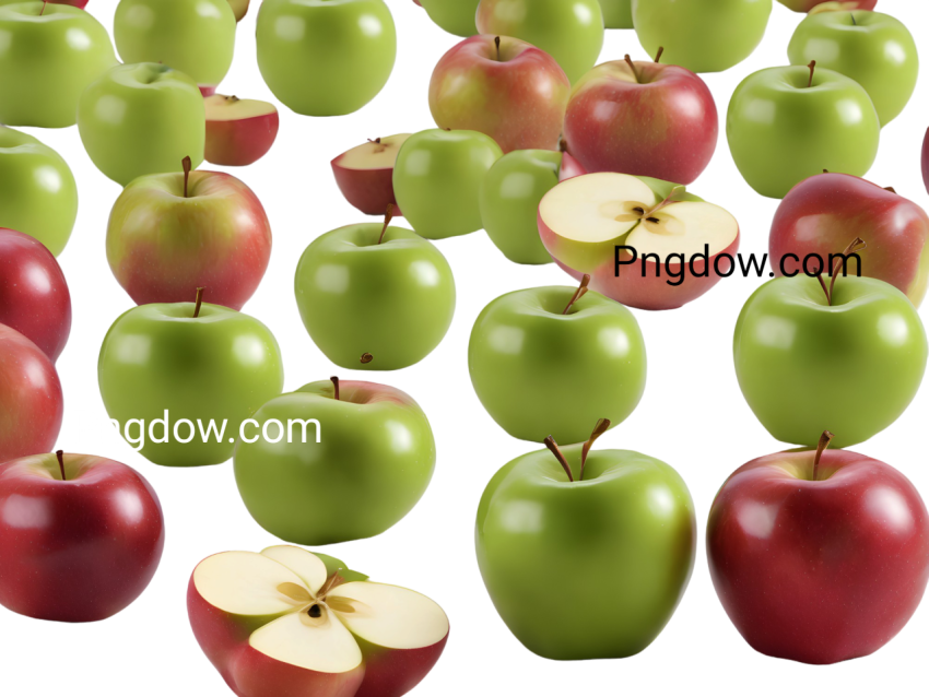 Green apple png for free