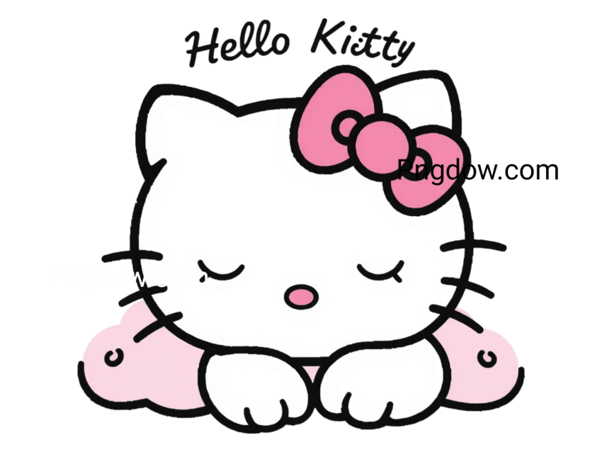 Hello Kitty Sleeping png