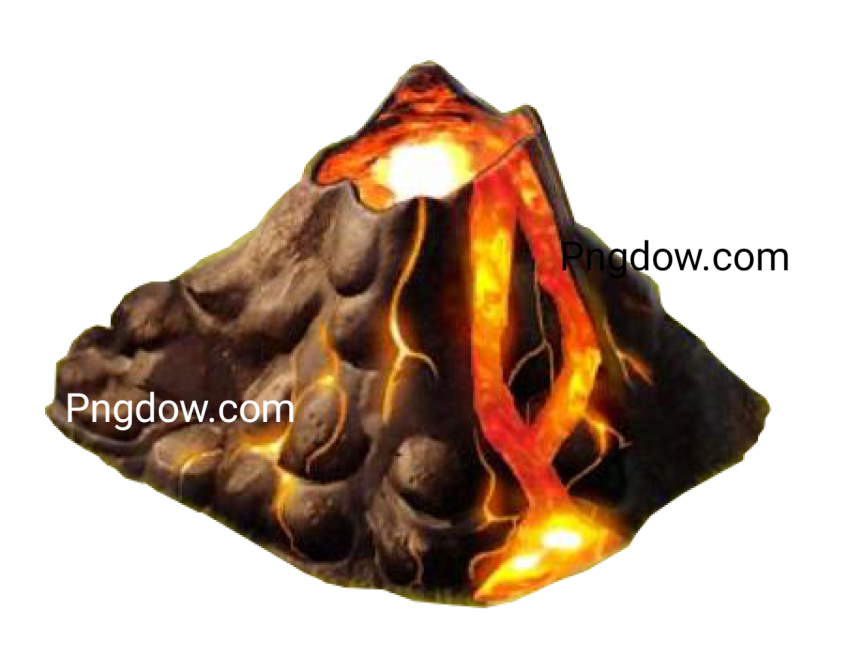 Volcano PNG transparent background free