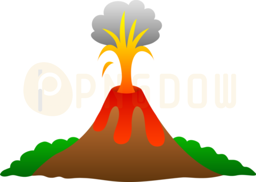 Volcano PNG transparent background free download