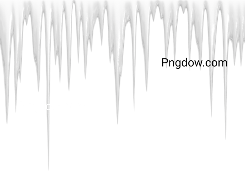 Icicles PNG image transparent background