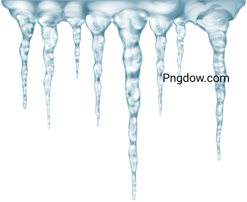 Icicles png image for free, transparent background