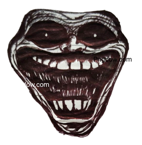 troll face transparent png