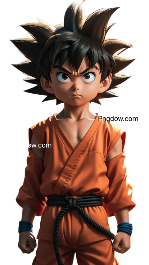 Kid Goku PNG for free