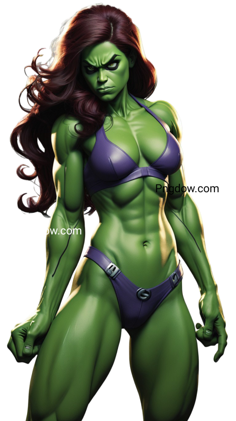 Transform Your Designs with Stunning She-Hulk PNGs - Free and Ready to Download
