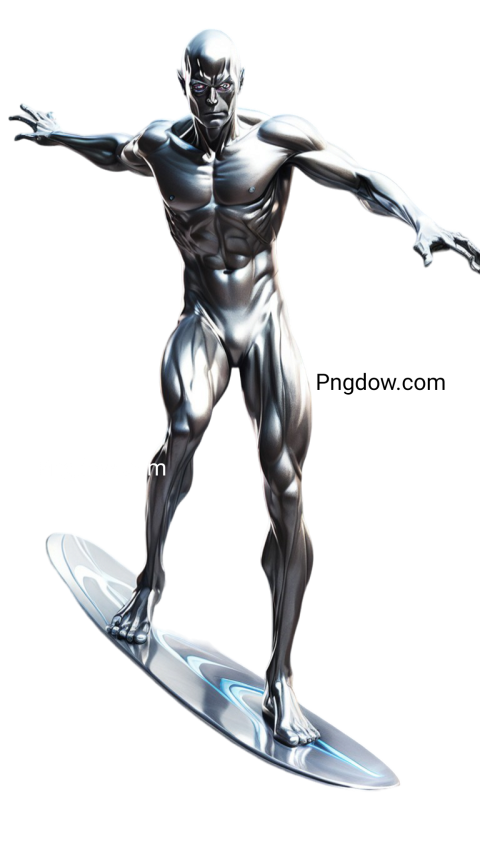 Dive into the World of Silver Surfer with Top-Quality PNG Images