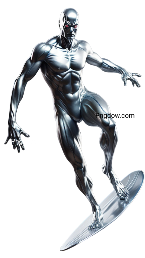 Unleash Your Creativity: The Ultimate Collection of Free Silver Surfer PNGs