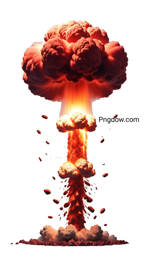 Nuclear Bomb Explosion transparent for free