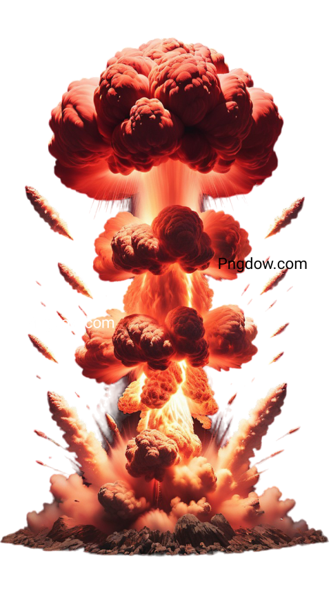Nuclear Bomb Explosion png transparent