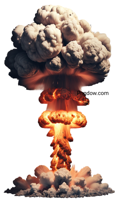 Nuclear Bomb Explosion PNG file