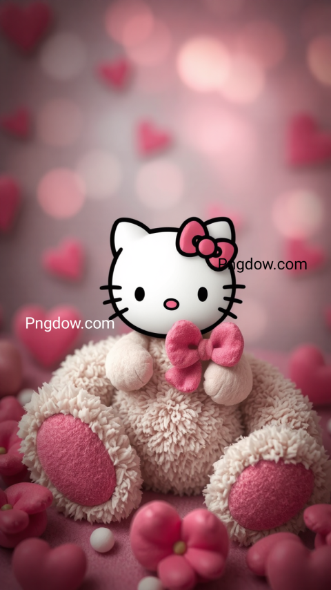 hello kitty wallpaper teddy bear