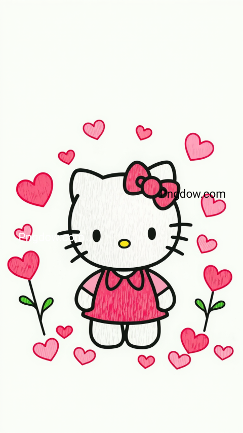 hello kitty wallpaper, love background