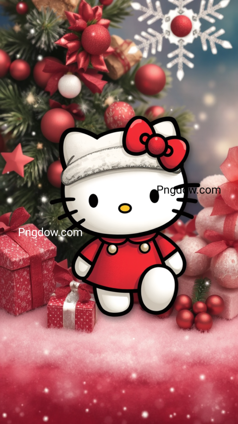 hello kitty wallpaper Christmas