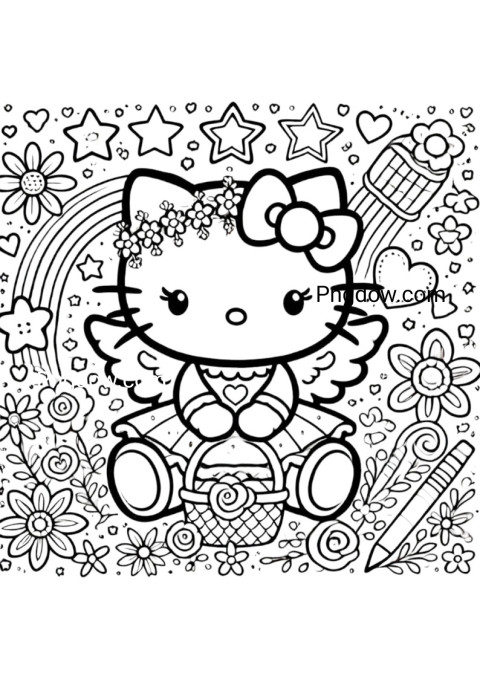 hello kitty coloring