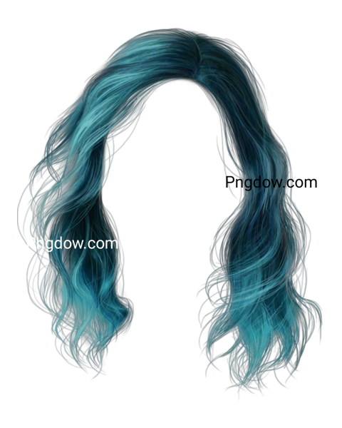 colourful hair png