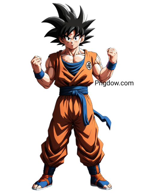 Where can I find high quality Goku illustrations in PNG format
