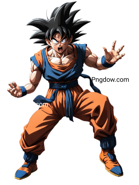 High Quality Goku PNG Image with Transparent Background   Download Now!