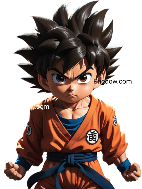 Kid Goku PNG, png, vector, transparent