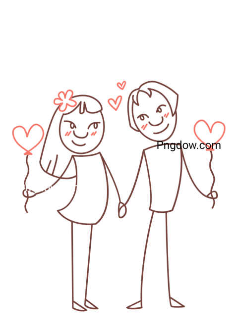 Couple in love png image with transparent background, Couple in love, (12)