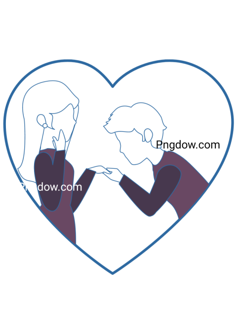 Couple in love png image with transparent background, Couple in love, (5)