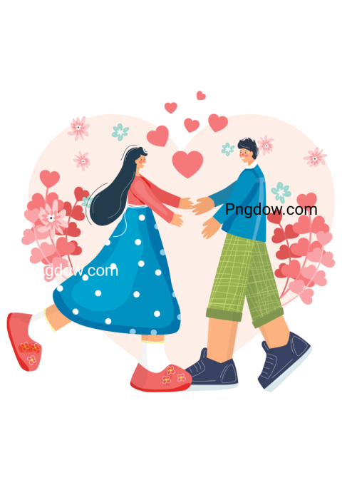 Couple in love png image with transparent background, Couple in love, (13)